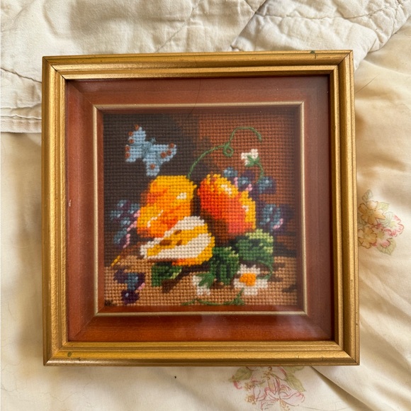 Set of 4 embroidery pictures - Picture 3 of 6